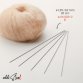 150-2 Спиці шкарпеткові 20 см сталеві Addi - 2