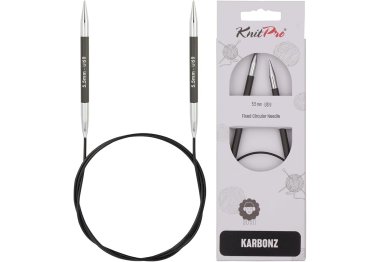спицы для вязания 41191 Спицы круговые Karbonz KnitPro 80 см 5.50 мм