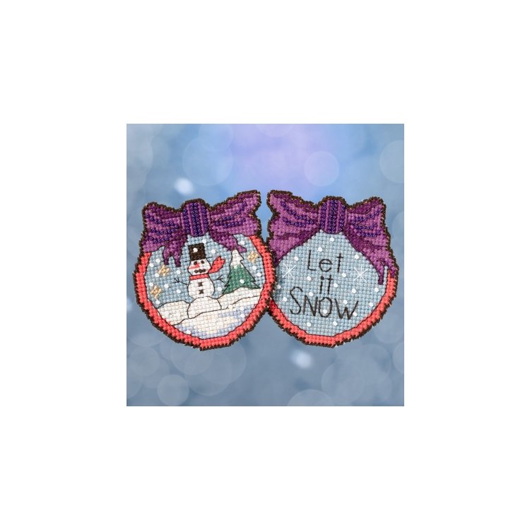 ST181715 Пусть снежит. Набор для вышивки в смешанной технике Mill Hill - 1