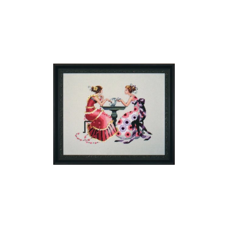 MD182 Tea//Чай. Схема для вишивання хрестом на папері Mirabilia Designs - 1