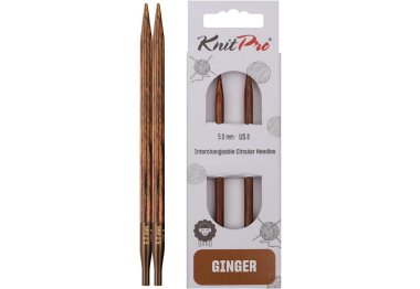 спиці для в'язання 31207 Спиці з`ємні Ginger KnitPro, 5.00 мм