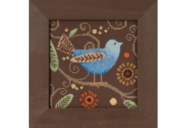  DM301811 Голубая птица. Набор для вышивки в смешанной технике Mill Hill