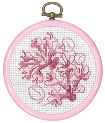 13-0842 с пяльцами Розовая жимолость (Rose Kaprifol. Набор для вышивания крестом PERMIN - 1 13-0842 с пяльцами Розовая жимолость (Rose Kaprifol. Набор для вышивания крестом PERMIN - 1