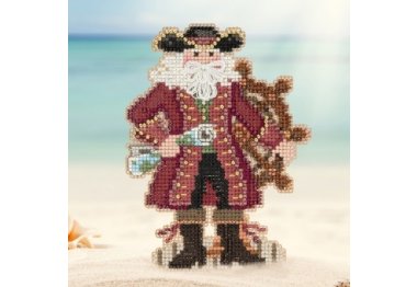вышивка гладью MH201731 Ямайский Санта. Набор для вышивки в смешанной технике Mill Hill