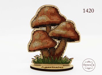 1420 Опеньки. Набір для вишивки хрестиком Фрузелок - 1