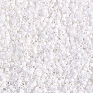 DB-351 Бісер Miyuki Delica Beads 11/0 (матовий, білий) - 1