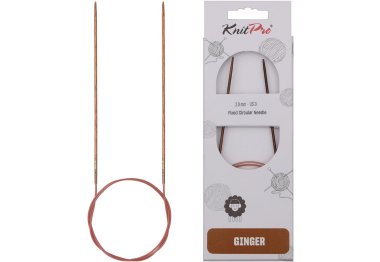 спицы для вязания 31061 Спицы круговые Ginger KnitPro, 60 см, 2.00 мм