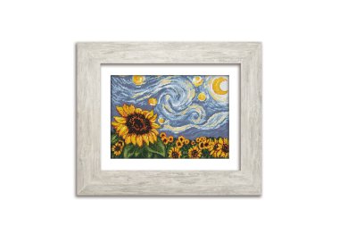  N019 Українська ніч. Набір для вишивки хрестом Кольорова