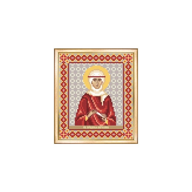 СБІ-091 Іменна ікона свята праведна Ангеліна. Схема для вишивки бісером - 1