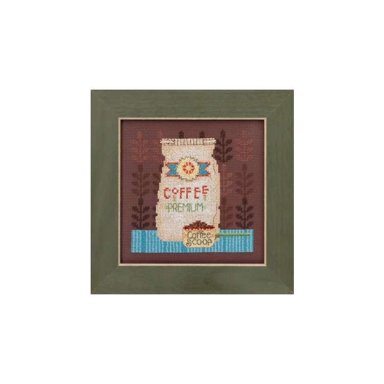 DM301614 Кофейная гуща. Набор для вышивки в смешанной технике Mill Hill - 1