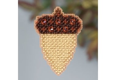 вышивка гладью MH183205 Желудь. Набор для вышивки в смешанной технике Mill Hill вышивка гладью MH183205 Желудь. Набор для вышивки в смешанной технике Mill Hill