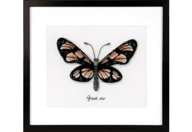  PN-0165401 Помаранчевий метелик. Набір для вишивки хрестиком Vervaco