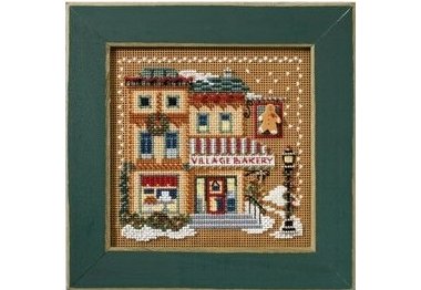 вышивка гладью MH147306 Деревенская пекарня. Набор для вышивки в смешанной технике Mill Hill