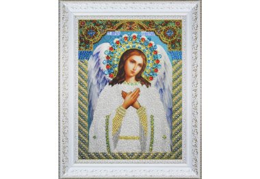  Набор для вышивки бисером Икона Ангела Хранителя P-282 ТМ Картины бисером