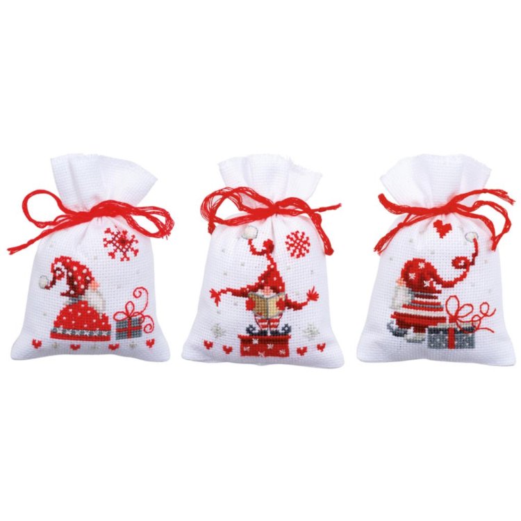 PN-0165994 Christmas gnomes. Набор для вышивки крестом Vervaco - 1