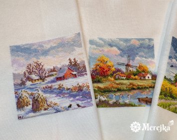 K-278A осінь. Набір для вишивки хрестом Мережка - 2 K-278A осінь. Набір для вишивки хрестом Мережка - 2