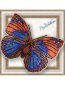 BGP-015 3D Бабочка Агриас Нарцисс. Набор для вышивки бисером ТМ Вдохновение - 1