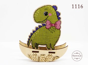 1116 Дино. Набор для вышивки крестом Фрузелок - 1