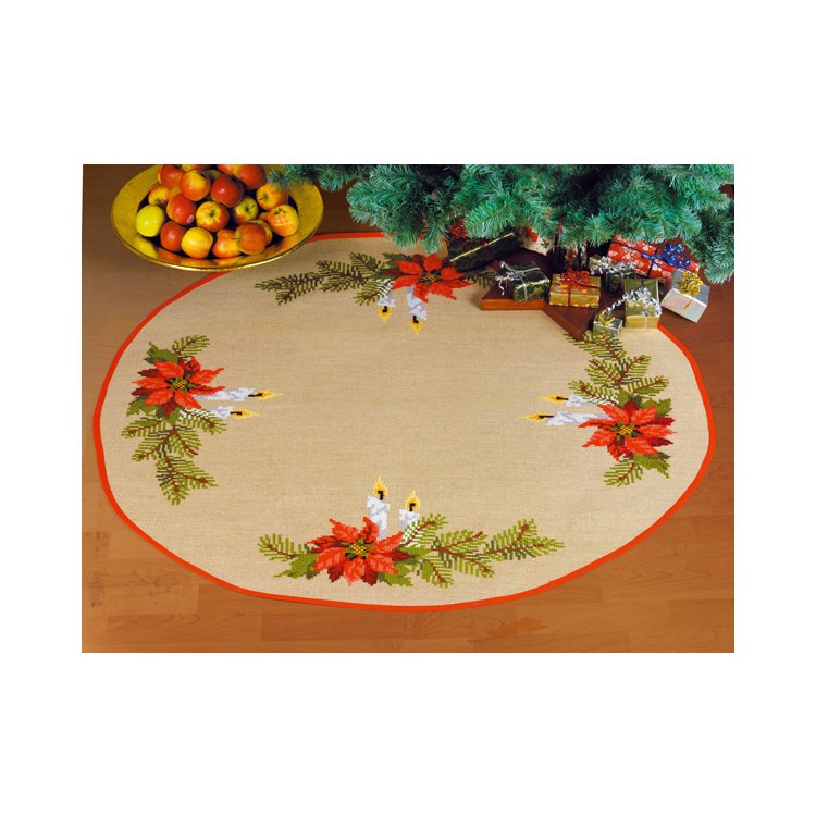 45-2209 Різдвяні свічки. Набір для вишивання хрестом PERMIN - 1