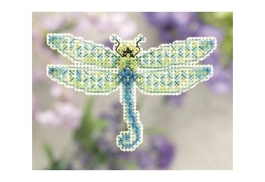 вышивка гладью MH181104 Стрекоза. Набор для вышивки в смешанной технике Mill Hill