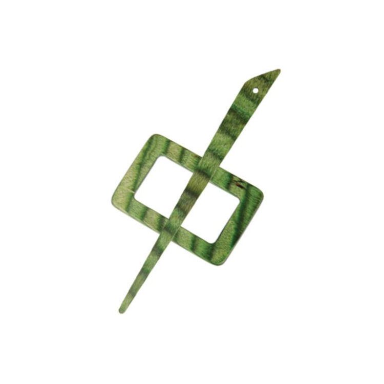 20842 Заколка для шали Castor Symfonie MISTY GREEN Shawl Pins with Sticks KnitPro - 1