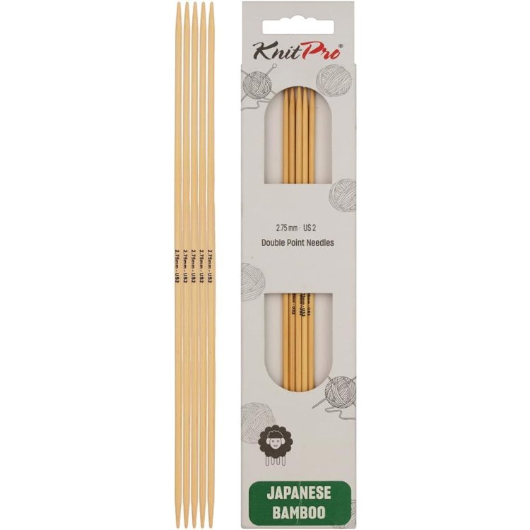 22124 Спиці шкарпеткові Bamboo KnitPro, 20 см, 2.75 мм - 1 22124 Спиці шкарпеткові Bamboo KnitPro, 20 см, 2.75 мм - 1