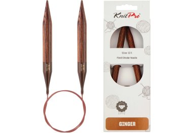 спиці для в'язання 31098 Спиці кругові Ginger KnitPro, 80 см, 10.00 мм