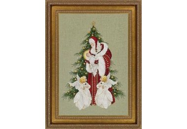  LL46 Song of Christmas // Різдвяна пісня. Схема для вишивки хрестиком на папері Lavender & Lace