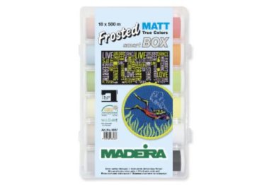 нитки для вишивання 8087 Коробка ниток "Frosted Matt (18x500м)