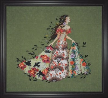 MD188 Blackbirds//Дрозды. Схема для вышивания крестом на бумаге Mirabilia Designs - 1 MD188 Blackbirds//Дрозды. Схема для вышивания крестом на бумаге Mirabilia Designs - 1