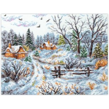 70-33 Морозный день. Набор для вышивки крестом Magic Needle - 1