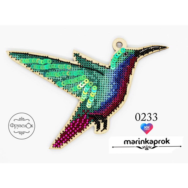 0233 Маринка. Набір для вишивки хрестиком Фрузелок - 1