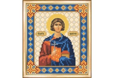  СБИ-055 Именная икона святой мученик Валерий. Схема для вышивания бисером