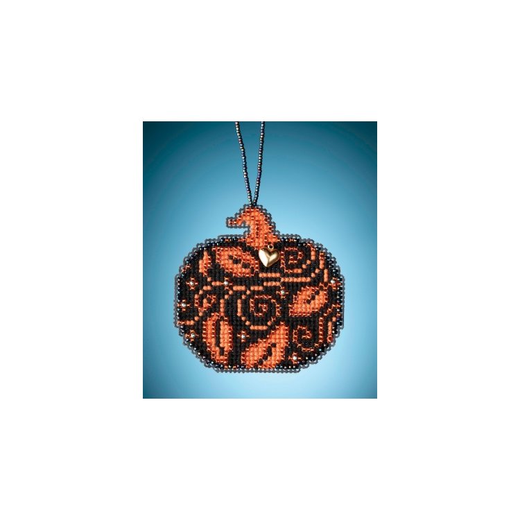 MH162023 Сяючий гарбуз. Набір для вишивки в змішаній техниці Mill Hill - 1