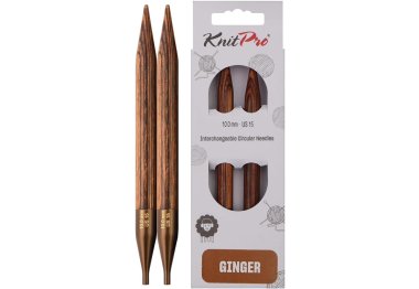 спицы для вязания 31214 Спицы съемные Ginger KnitPro, 10.00 мм