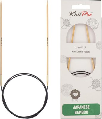 22223 Спиці кругові Bamboo KnitPro, 60 см, 2.50 мм - 1