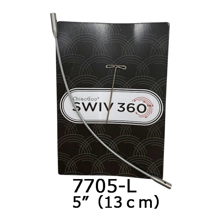 Кабель SWIV360 Silver Large 13см арт. 7705-L ChiaoGoo - 1