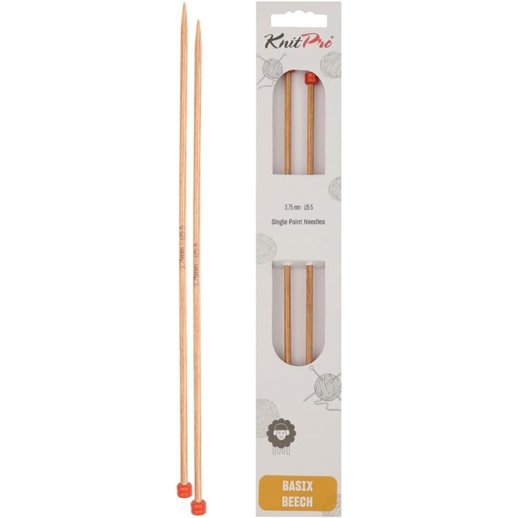 35423 Спиці прямі Basix KnitPro, 25 см, 3.75 мм - 1