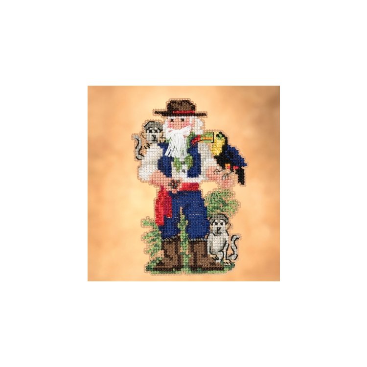 MH201933 Санта Амазонки. Набор для вышивки в смешанной технике Mill Hill - 1