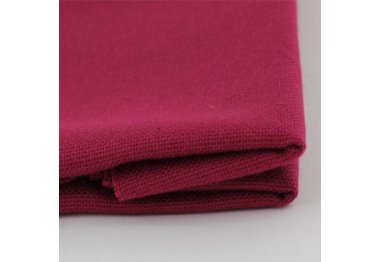  Ткань для вышивания ТПК-190-1 3/63 Оникс (домотканое полотно №30), бордо, 48% хлопок,52% п/э, 50*50см