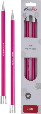 47308 Спицы прямые Zing KnitPro, 35 см, 10.00 мм - 1