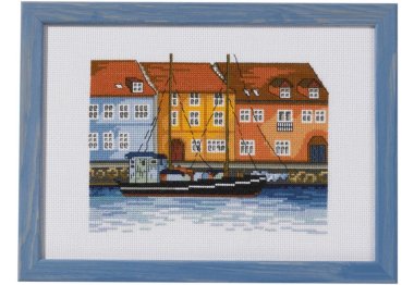 92-1168 Черная шхуна. Набор для вышивания крестом PERMIN 92-1168 Черная шхуна. Набор для вышивания крестом PERMIN