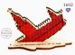 1602 РВКИНХ. Набор для вышивки крестом Фрузелок - 1 1602 РВКИНХ. Набор для вышивки крестом Фрузелок - 1