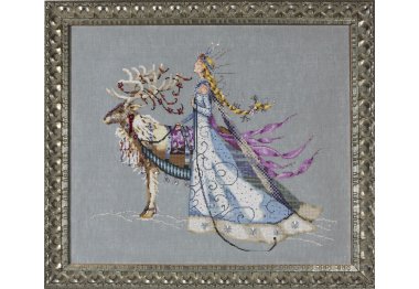 MD143 The Snow Queen//Снежная Королева. Схема для вышивки крестом на бумаге Mirabilia Designs