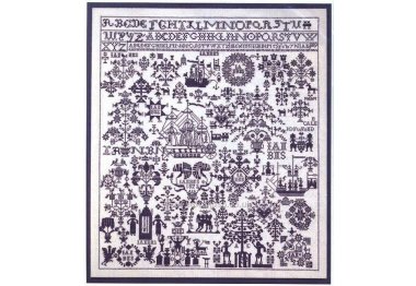 HH21249 Семплер. Набір для вишивання хрестом PERMIN HH21249 Семплер. Набір для вишивання хрестом PERMIN