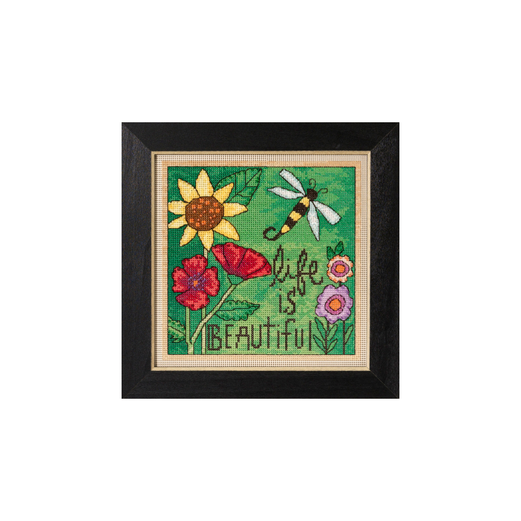 ST152213 Жизнь прекрасна. Набор для вышивки в смешанной технике Mill Hill - 1