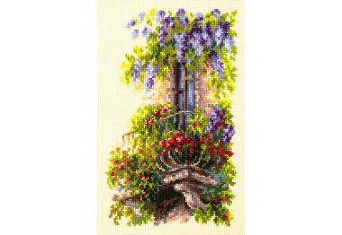  74-05  Квітучий балкон. Набір для вишивки хрестом Magic Needle