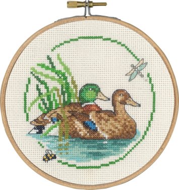 13-0441 Гуси (Ducks. Набор для вышивания крестом PERMIN - 1