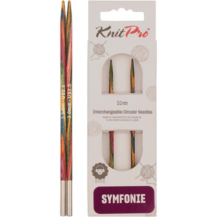 20415 Спиці знімні Symfonie Wood KnitPro, 3.00 мм - 1 20415 Спиці знімні Symfonie Wood KnitPro, 3.00 мм - 1