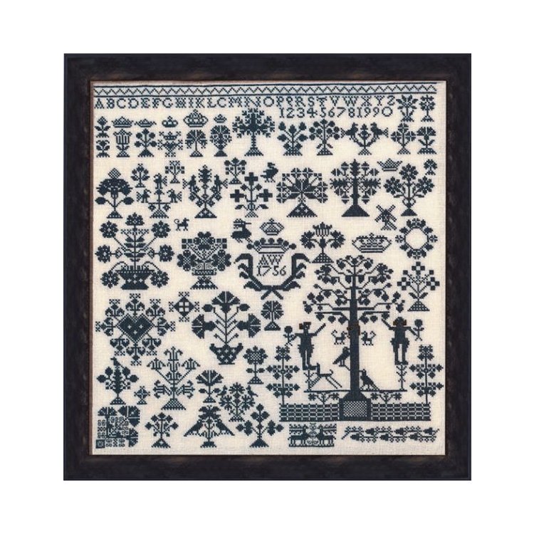 39-0399 Vierlande 1756. Набір для вишивання хрестом PERMIN - 1 39-0399 Vierlande 1756. Набір для вишивання хрестом PERMIN - 1